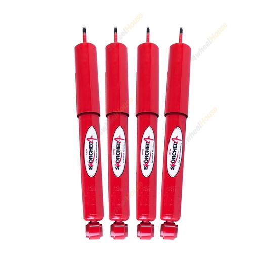 4 x KYB Shock Absorbers Skorched 4's Front Rear 8450008 8450009
