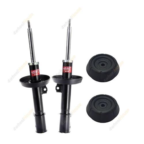 2 x KYB Shock Absorbers Strut Top Mount Kit Front 334845 334844 KSM7139M