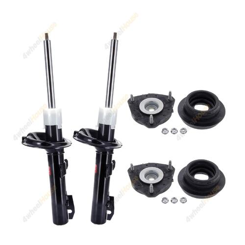 2 x KYB Shock Absorbers Strut Top Mount Kit Front 335819 KSM5671