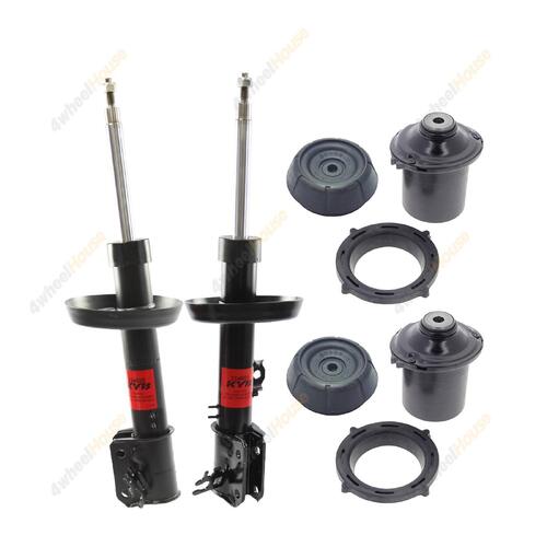 2 x KYB Shock Absorbers Strut Top Mount Kit Front 334601 334600 KSM7139
