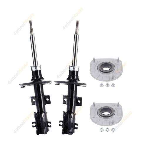 2 x KYB Shock Absorbers Strut Top Mount Kit Front 334611 KSM5475