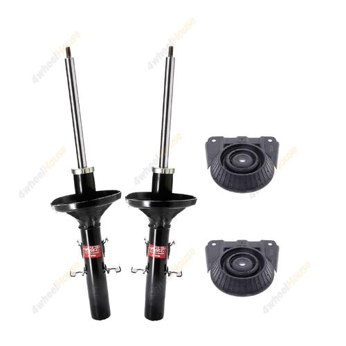 2 x KYB Shock Absorbers Strut Top Mount Kit Rear 334825 KSM9201