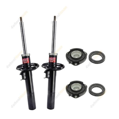 2 x KYB Shock Absorbers Strut Top Mount Kit Front 334834 KSM1714