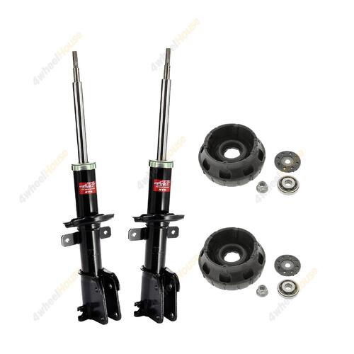 2 x KYB Shock Absorbers Strut Top Mount Kit Front 335803 KSM1511