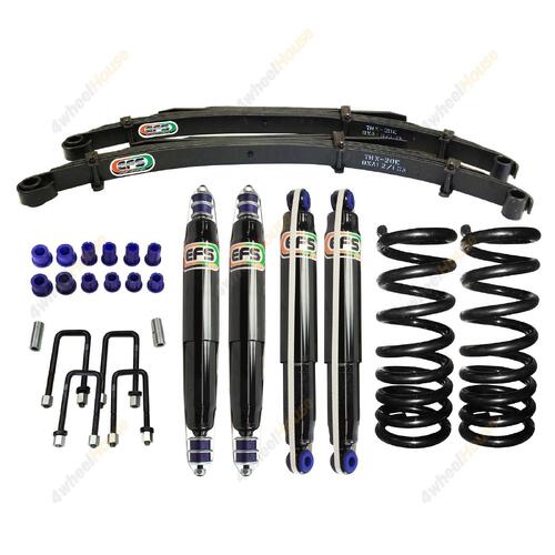 EFS 2" 50mm Elite Shock Coil Leaf Lift Kit for Toyota Landcruiser HZJ78 HZJ79