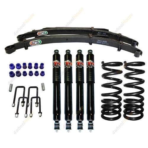 EFS 2" 50mm XTR Shock Coil Leaf Lift Kit for Toyota Landcruiser HZJ78 HZJ79