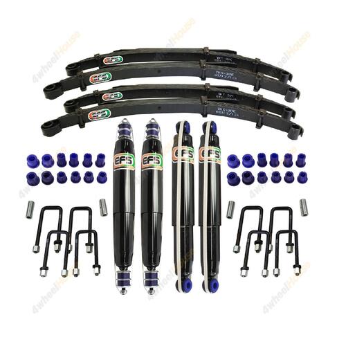 EFS 2" 50mm Elite Shock Leaf Lift Kit for Toyota Landcruiser 60 61 62 Post 1985