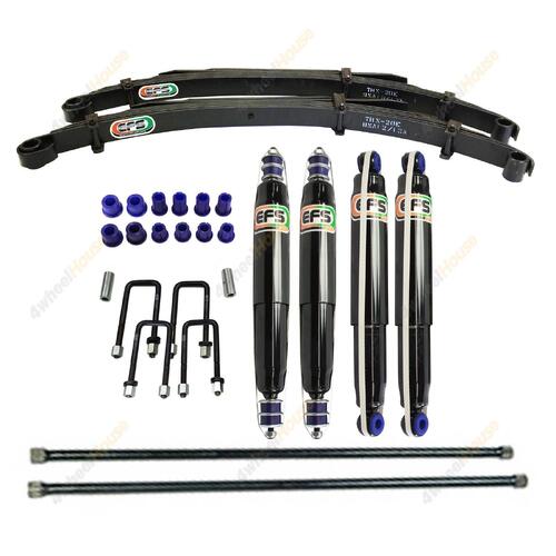 EFS 2" Elite Shock Leaf Torsion Bar Lift Kit for Mitsubishi Pajero SWB NA NB ...