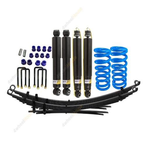 2" 50mm 4Wheelhouse Shocks Coil Leaf Lift Kit for Toyota Landcruiser FZJ HZJ ...