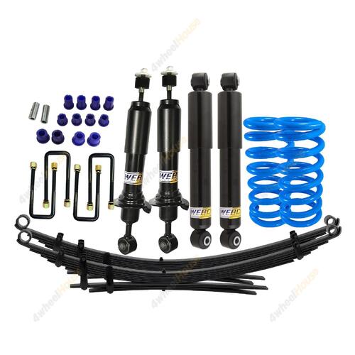 2" 50mm 4Wheelhouse Shocks Coil Leaf Lift Kit for Nissan Navara D40 05-On