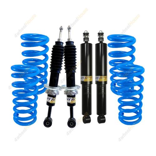 Adjustable 2 - 3" 4Wheelhouse Foam Cell Shocks Coil Lift Kit for Toyota Landc...