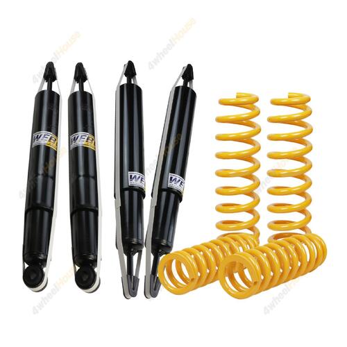 3" 75mm 4Wheelhouse Shocks Coil Lift Kit for Toyota Landcruiser 80 105 90-08