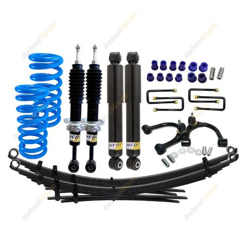 4wheelhouse Adjustable 2 - 3" Shock Coil Leaf Lift Kit for Nissan Navara D40
