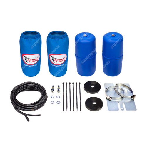 Airbag Man Raised Air Suspension Coil Springs Helper Kit High Pressure Rear C...