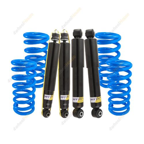 2" 50mm 4Wheelhouse Shocks Coil Lift Kit for Nissan Patrol GQ Y60 GU Y61 88-13