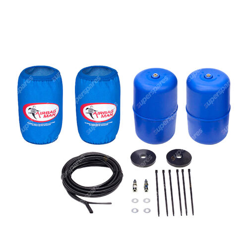 Airbag Man 25mm Raised Air Suspension Coil Springs Helper Kit High Pressure R...
