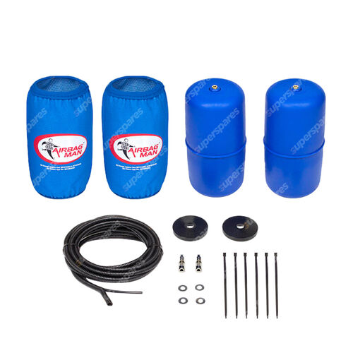 Airbag Man Raised Air Suspension Coil Springs Helper Kit High Pressure Rear C...