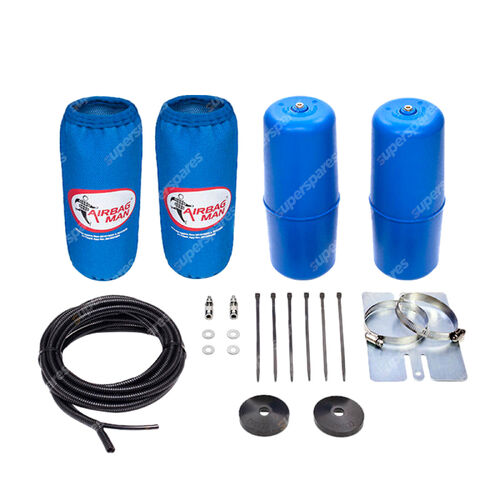 Airbag Man 50mm Lift Air Suspension Coil Springs Helper Kit High Pressure Rea...
