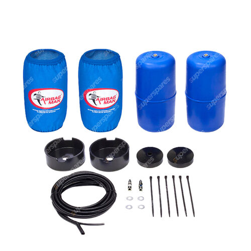 Airbag Man 50mm Raised Air Suspension Coil Springs Helper Kit High Pressure R...