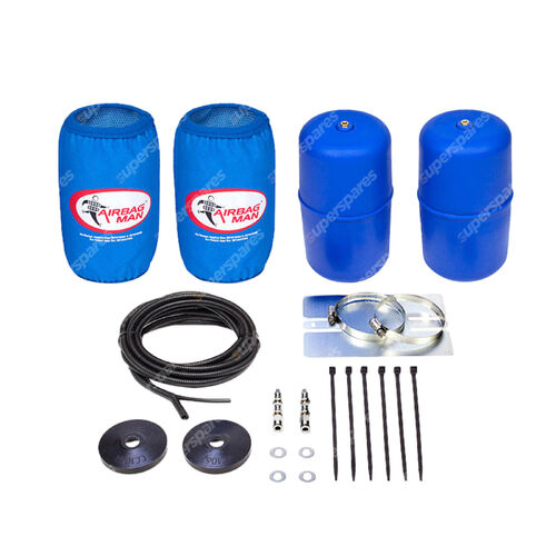 Airbag Man Raised Air Suspension Coil Springs Helper Kit High Pressure Rear C...