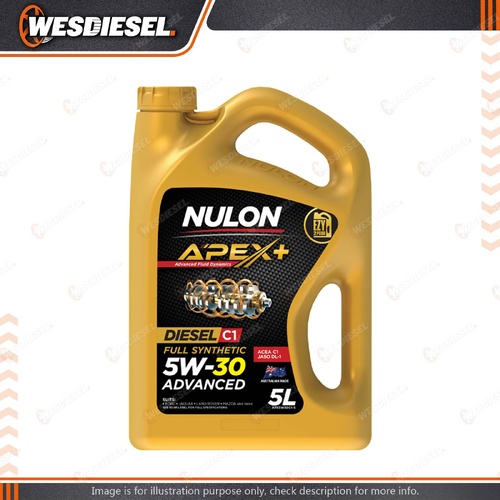 Nulon APEX+ 5W-30 Advanced C1 Engine Oil 5L APX5W30C1-5 Ref SYNDLE5W30-5