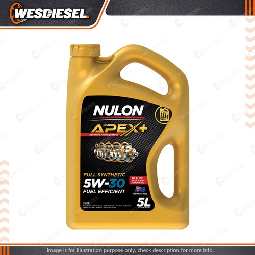 Nulon Full SYN APEX+ 5W-30 Fuel Efficient Engine Oil 5L APX5W30A5-5