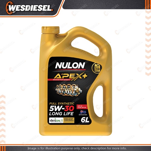 Nulon Full SYN APEX+ 5W-30 Long Life Engine Oil SYN5W30-SIX Upgrade APX5W30D1-6