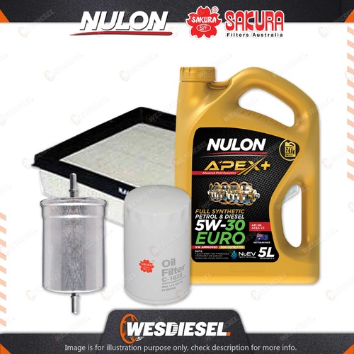Oil Air Fuel Filter 5L APX5W30C3 Service Kit for Volkswagen Beetle 1Y Cabriolet